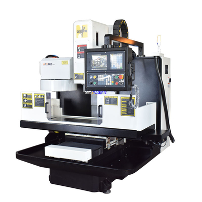 Fully Automatic Vertical CNC Machine 3 Axis Half Cover / Semi Enclosed